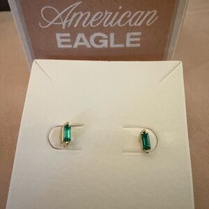 American Eagle Outfitters Emerald Green Earrings